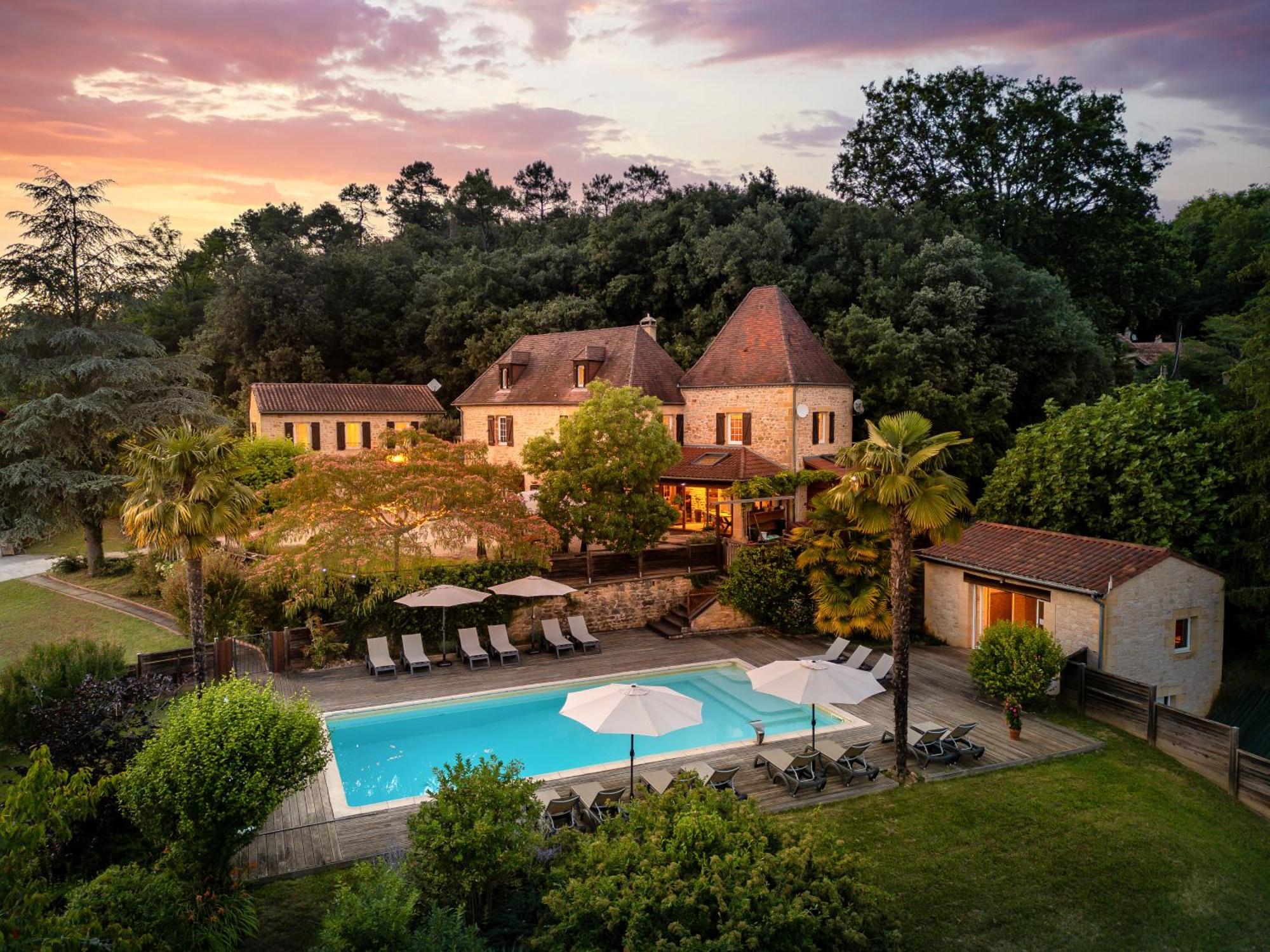Domaine De Campagnac - Spa & Sauna Carsac-Aillac Exteriör bild